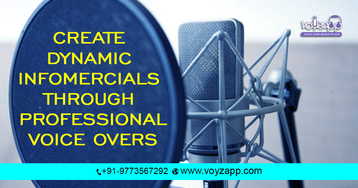 Create Profitable AudioVideo Infomercials Through Professional Voice